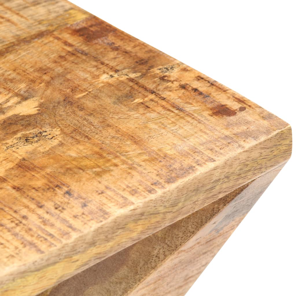 vidaXL Side Table 13.8"x13.8"x21.7" Solid Mango Wood
