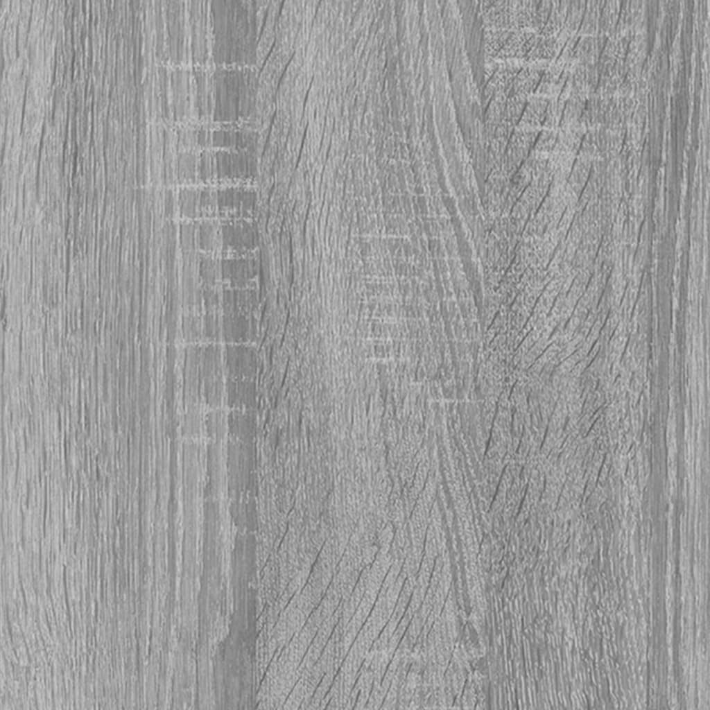 vidaXL Wall Cabinets 2 pcs Gray Sonoma 39.4"x14.4"x13.8" Engineered Wood