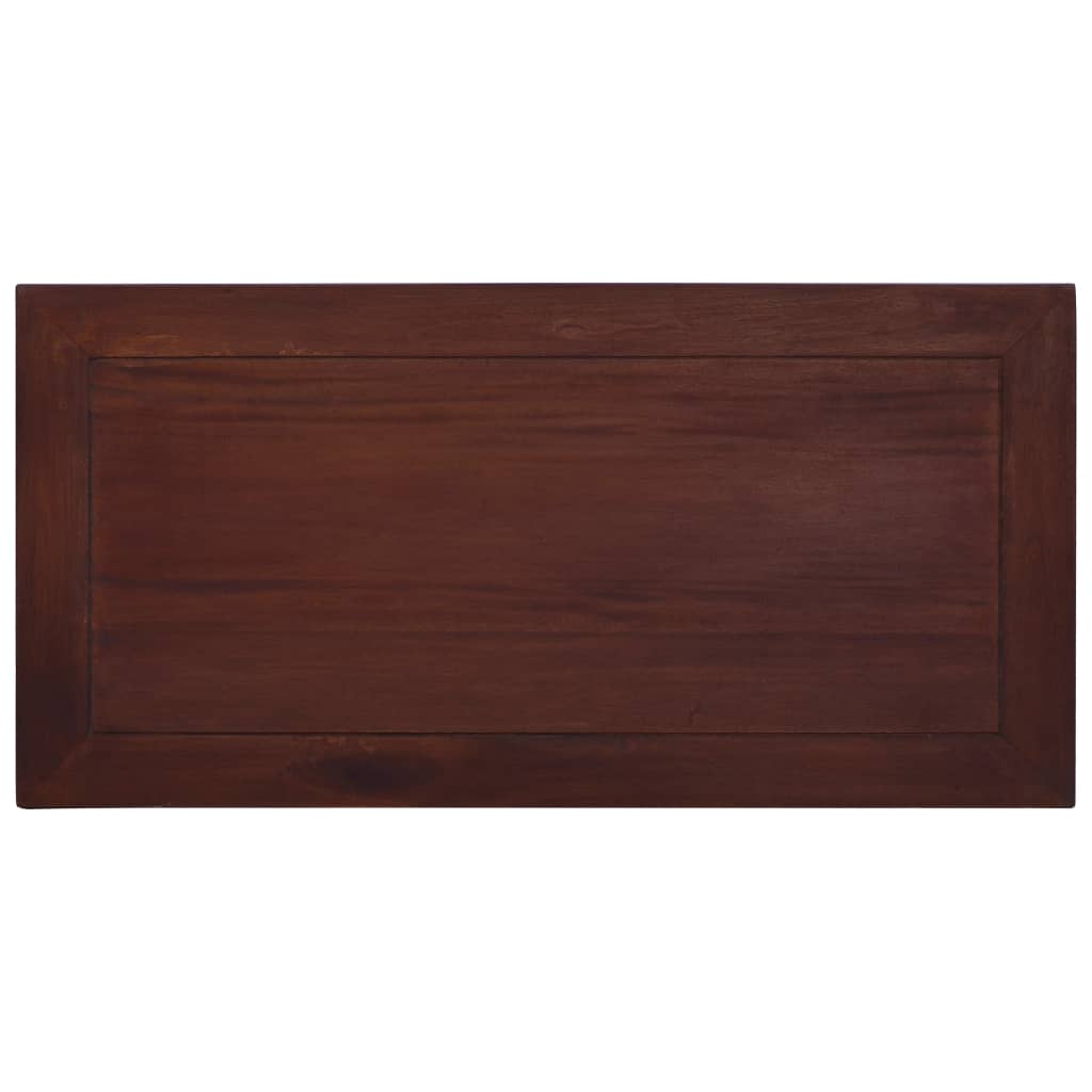 vidaXL Coffee Table Classical Brown 39.4"x19.7"x11.8" Solid Mahogany Wood