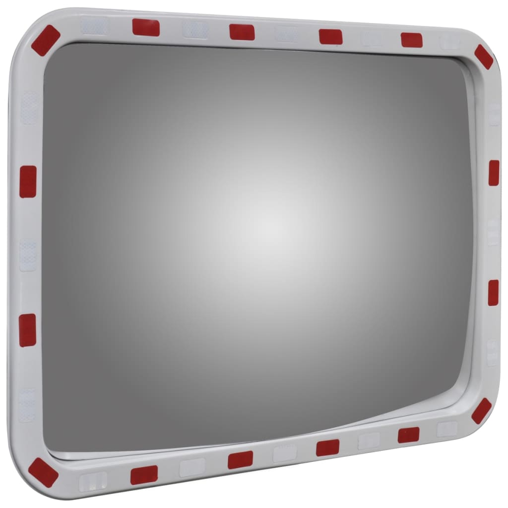 Convex Traffic Mirror Rectangle 24" x 31" with Reflectors