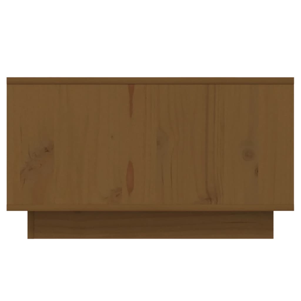 vidaXL Coffee Table Honey Brown 21.7"x22"x12.6" Solid Wood Pine