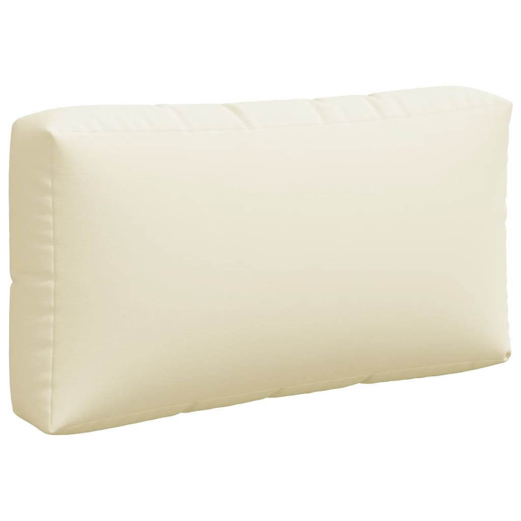 vidaXL Pallet Cushions 3 pcs Sand Fabric