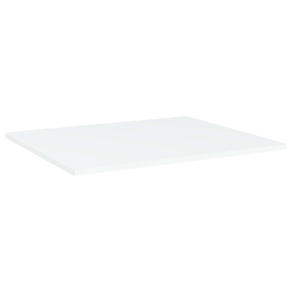 vidaXL Bookshelf Boards 8 pcs White 23.6"x19.7"x0.6" Engineered Wood