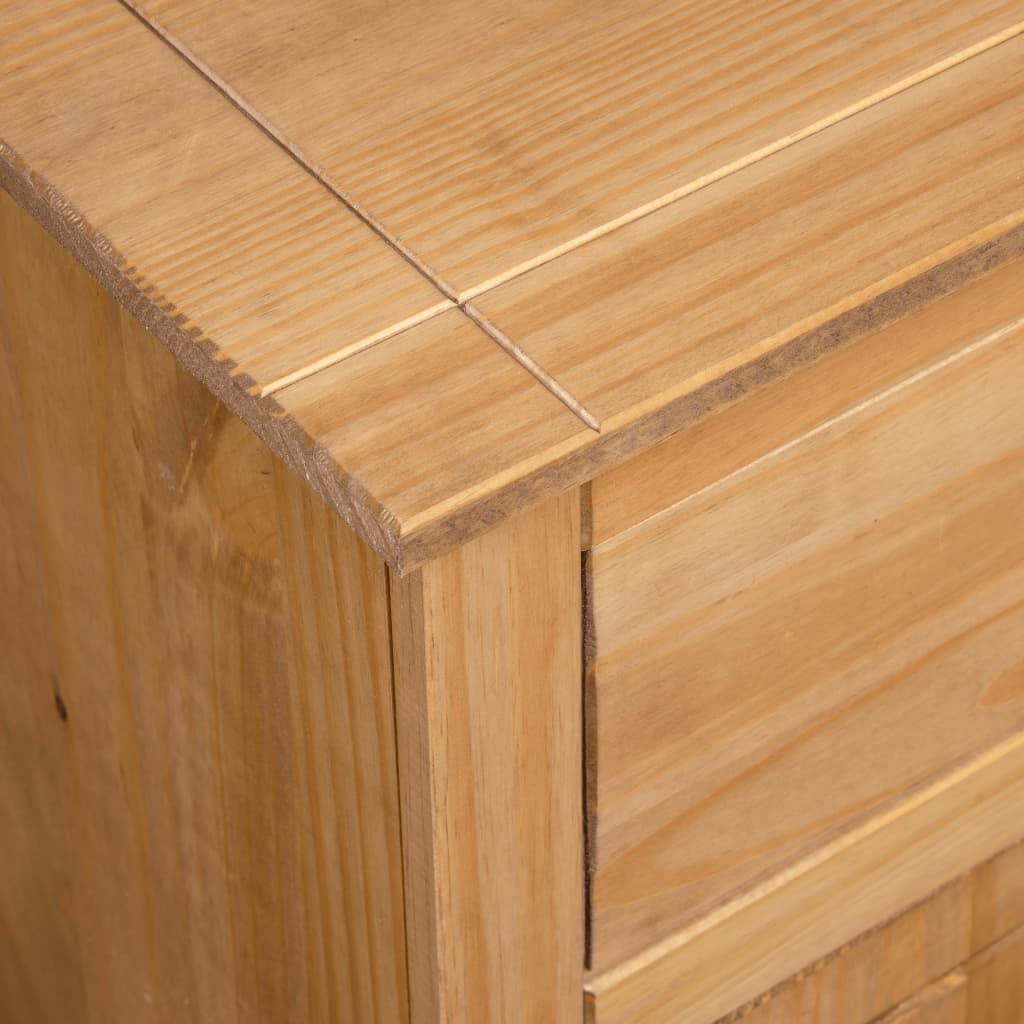 vidaXL Sideboard 53.1"x15.7"x31.5" Solid Pinewood Panama Range