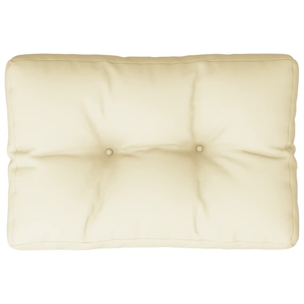 vidaXL Pallet Sofa Cushion Cream 23.6"x15.7"x3.9"