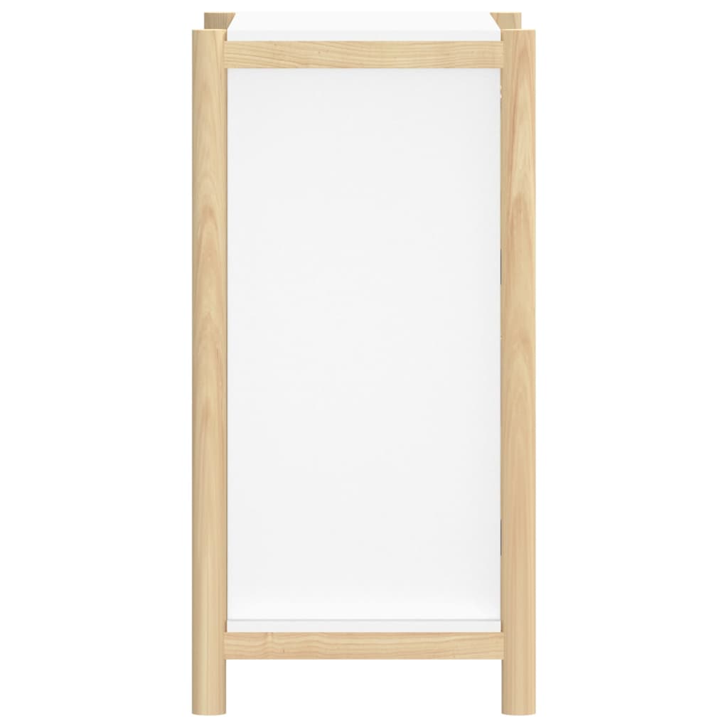 vidaXL Sideboard White 24.4"x15"x29.5" Engineered Wood