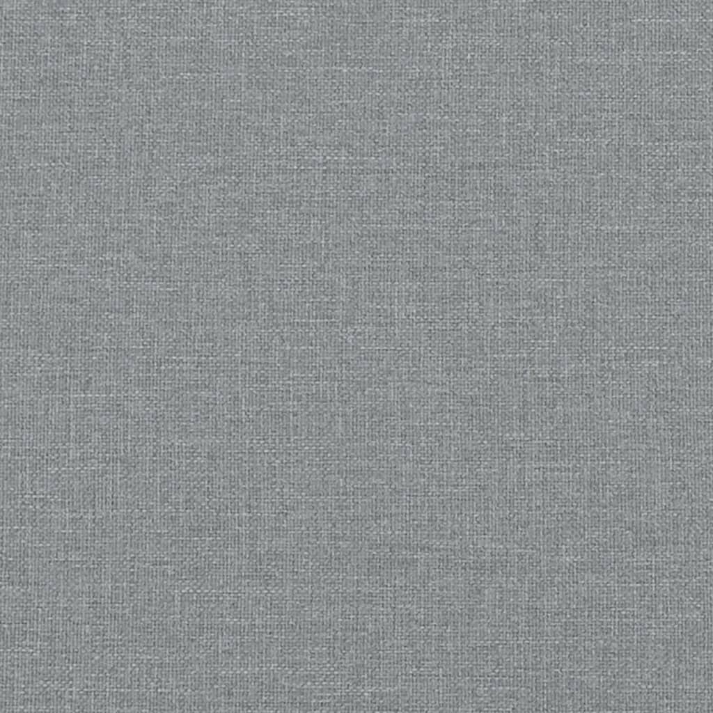 vidaXL Day Bed Light Gray 39.4"x74.8" Fabric