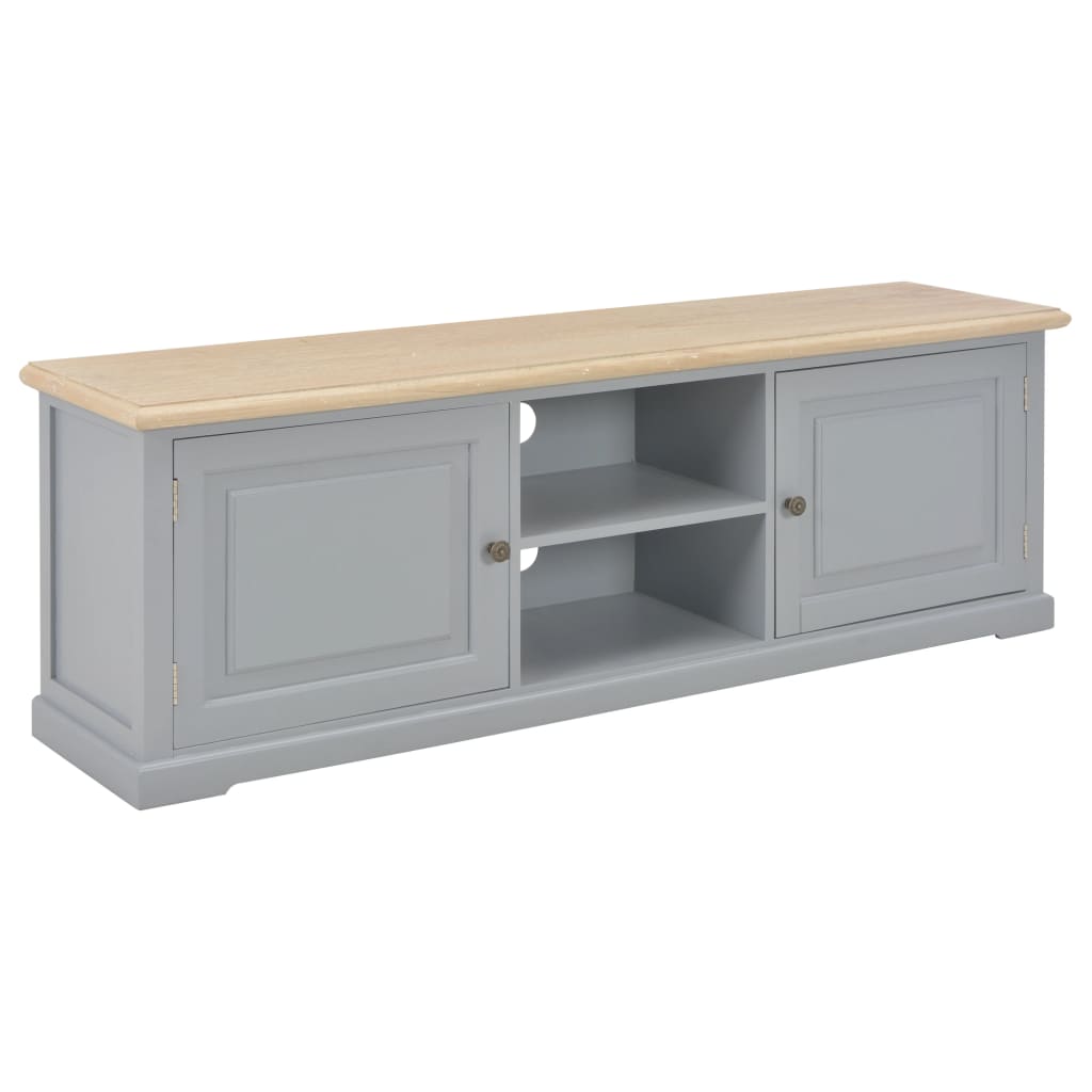 vidaXL TV Cabinet Gray 47.2"x11.8"x15.7" Wood
