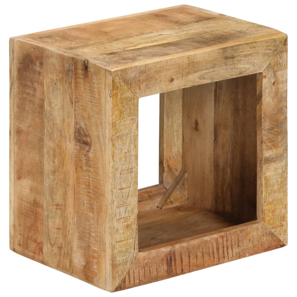 vidaXL Stool 15.7"x11.8"x15.7" Solid Wood Mango