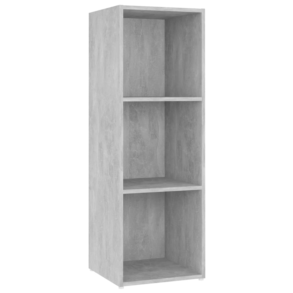 vidaXL TV Stand Concrete Gray 42.1"x13.8"x14.6" Engineered Wood