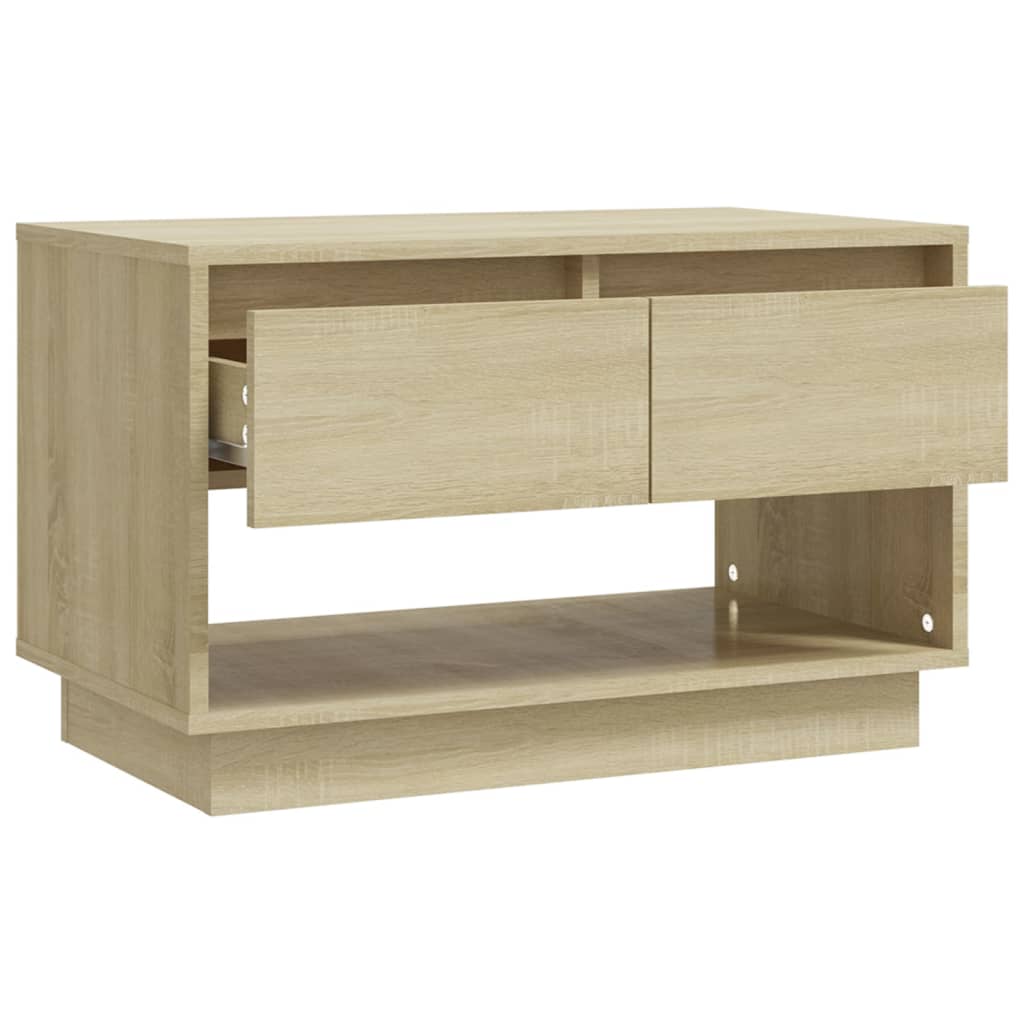 vidaXL TV Cabinet Sonoma Oak 27.6"x16.1"x17.3" Engineered Wood