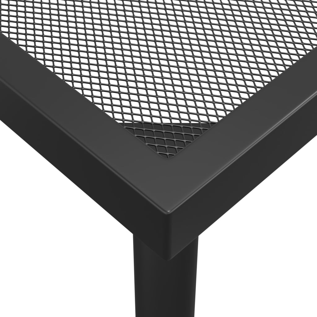 vidaXL Patio Table Anthracite 65"x31.5"x28.3" Steel Mesh