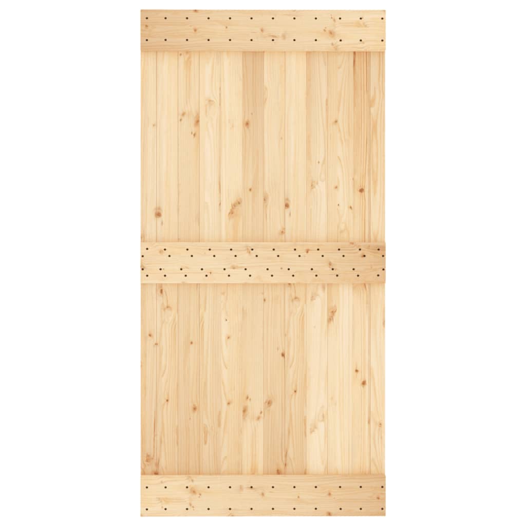 vidaXL Door NARVIK 39.4"x82.7" Solid Wood Pine