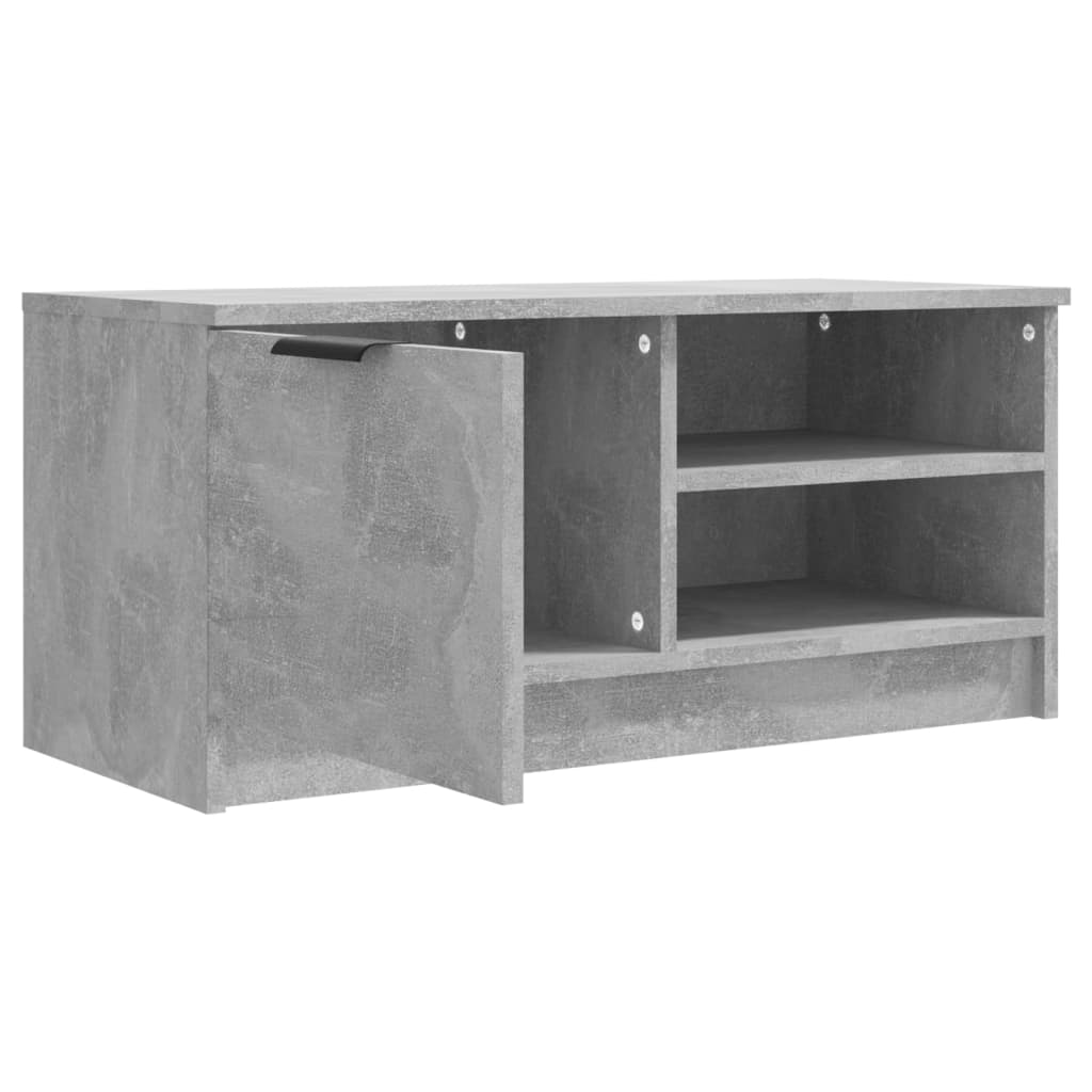 vidaXL TV Stands 2 pcs Concrete Gray 31.5"x13.8"x14.4" Engineered Wood