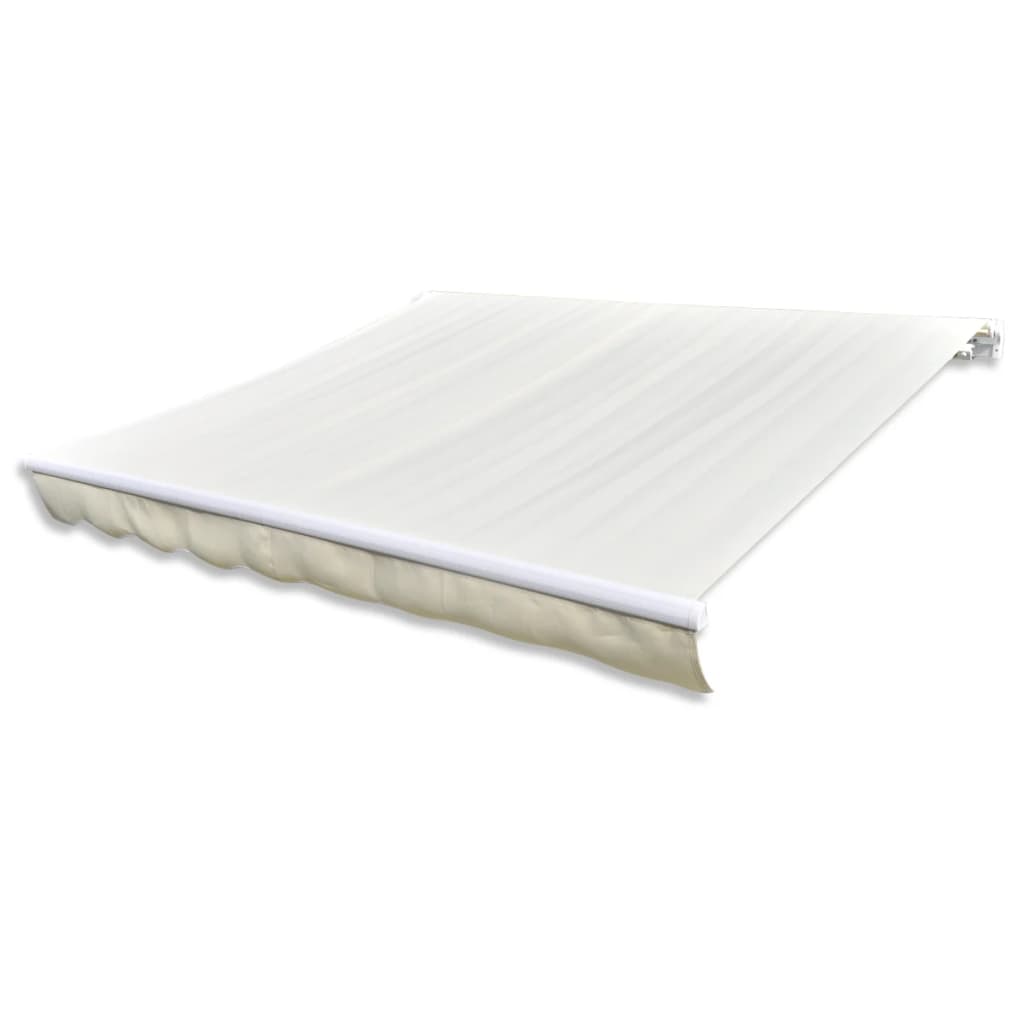 vidaXL Awning Top Sunshade Canvas Cream 13.1'x9.8' (Frame Not Included)