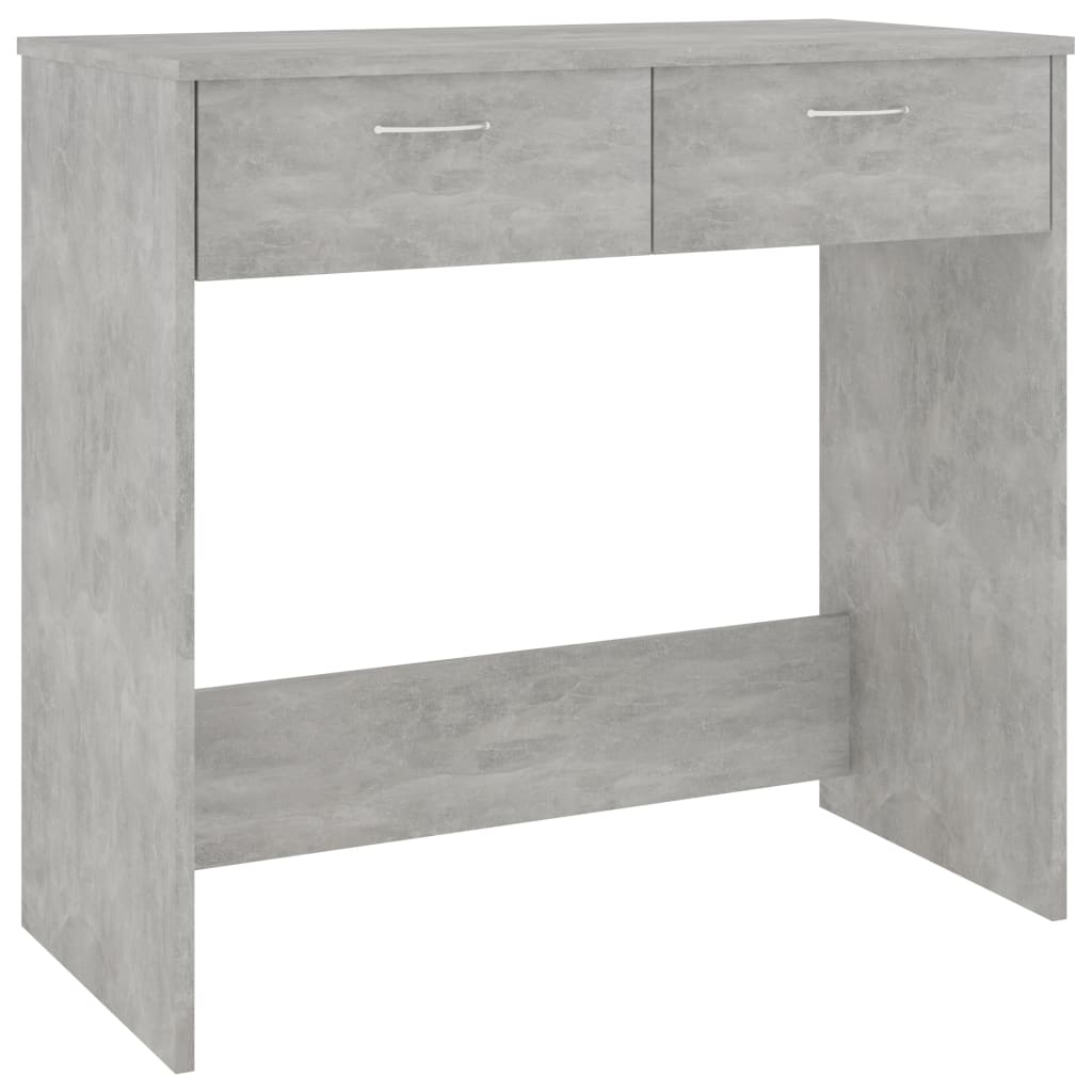 vidaXL Desk Concrete Gray 31.5"x15.7"x29.5" Engineered Wood