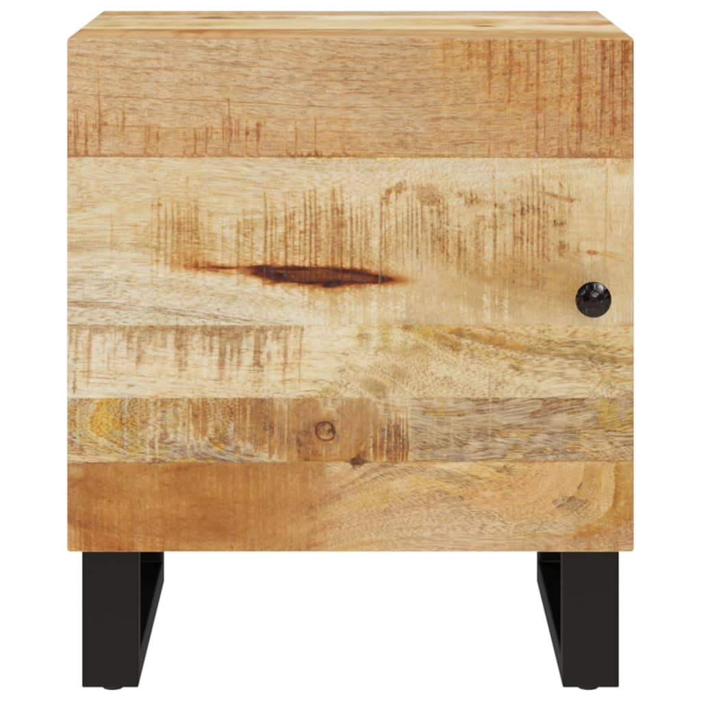 vidaXL Bedside Cabinet 15.7"x13"x18.1" Solid Wood Mango