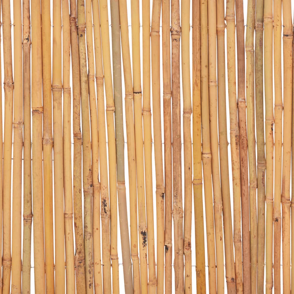 vidaXL Bamboo Fence 196.9"x19.7"