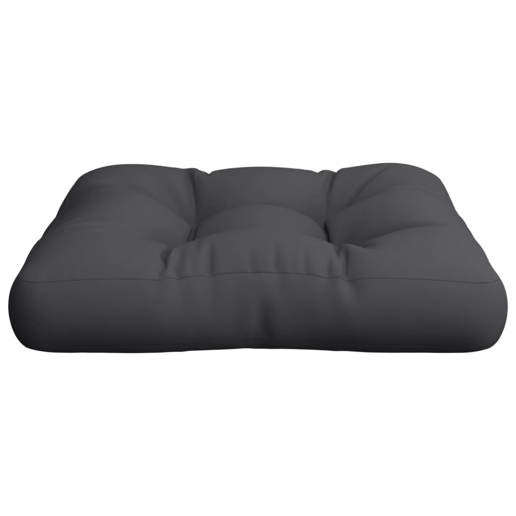 vidaXL Pallet Cushion Black 22.8"x22.8"x3.9" Fabric
