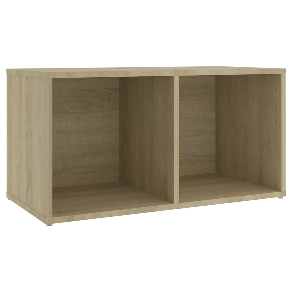 vidaXL TV Stand Sonoma Oak 28.3"x13.8"x14.4" Engineered Wood