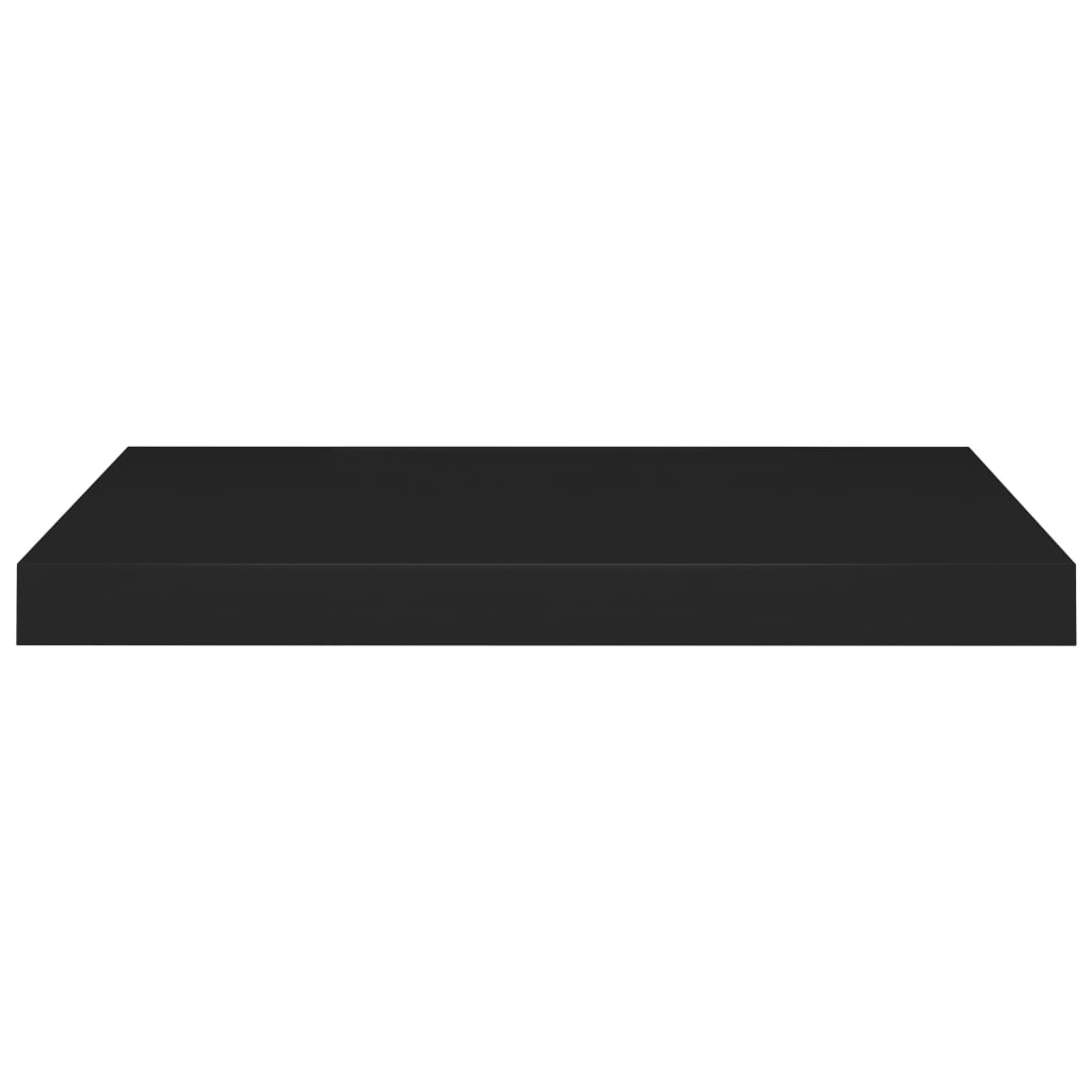 vidaXL Floating Wall Shelf Black 23.6"x9.3"x1.5" MDF