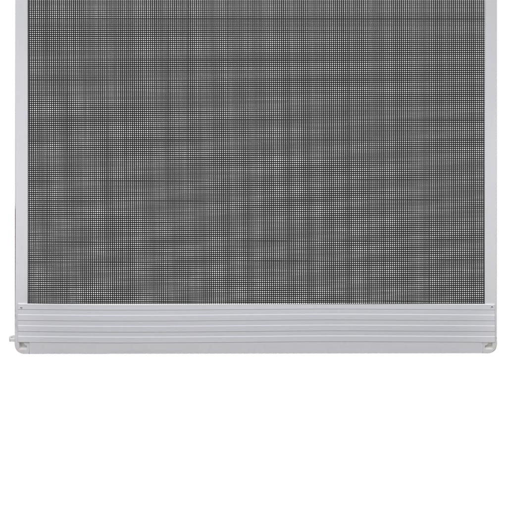 White Hinged Insect Screen for Doors 47.2"x94.5"