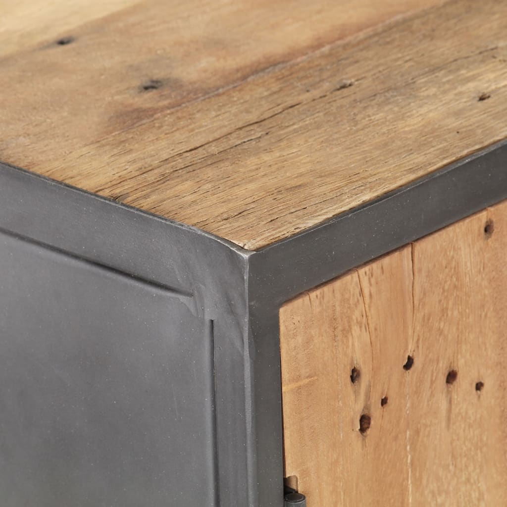 vidaXL Sideboard 23.6"x13.8"x29.1" Solid Reclaimed Wood