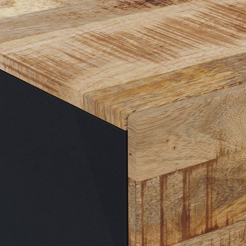 vidaXL Sideboard 23.6"x13"x29.5" Solid Wood Mango