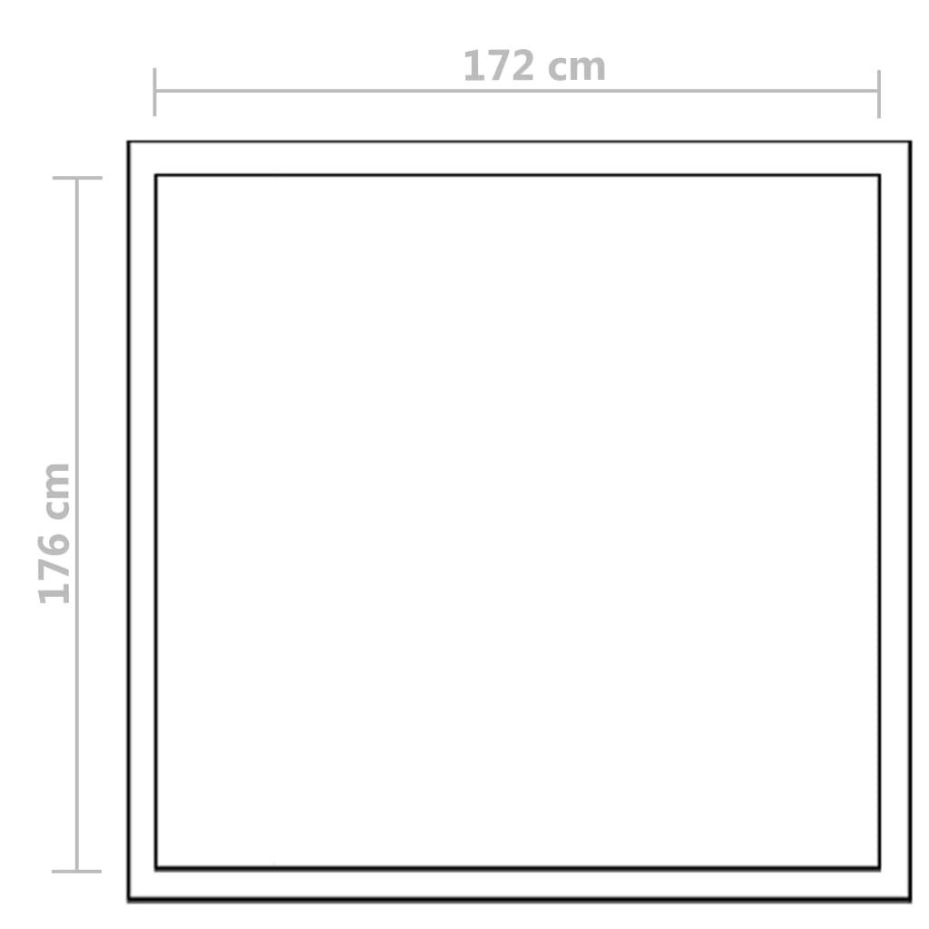 vidaXL Greenhouse Reinforced Aluminum 37.2 ft²