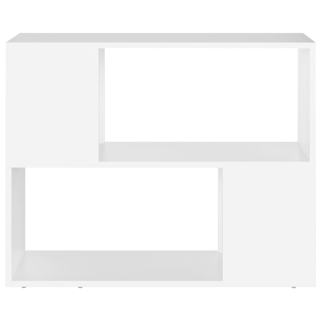 vidaXL TV Stand White 31.5"x9.4"x24.8" Engineered Wood
