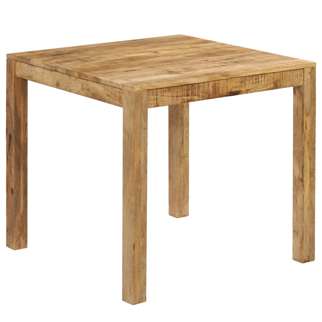 vidaXL Dining Table Solid Mango Wood 32.3"x31.5"x29.9"