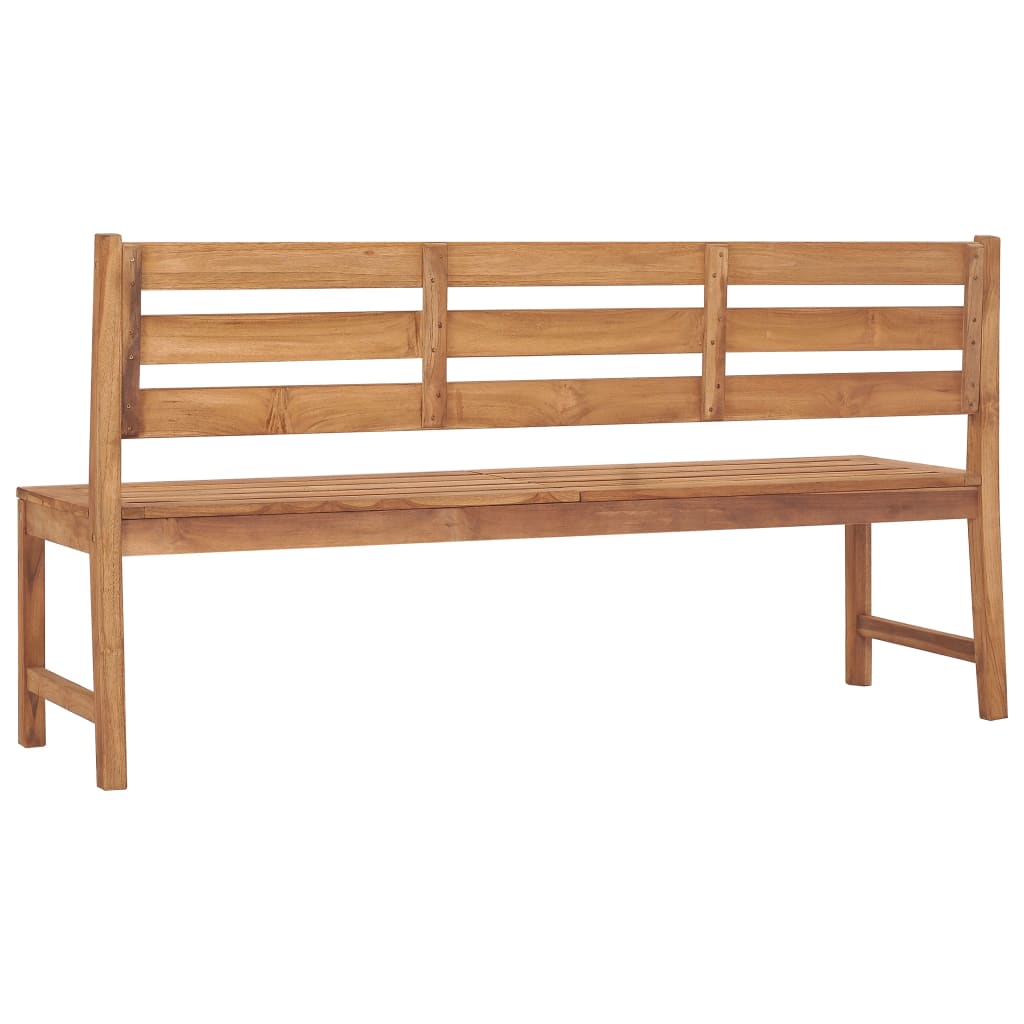 vidaXL Patio Bench 66.9" Solid Teak Wood