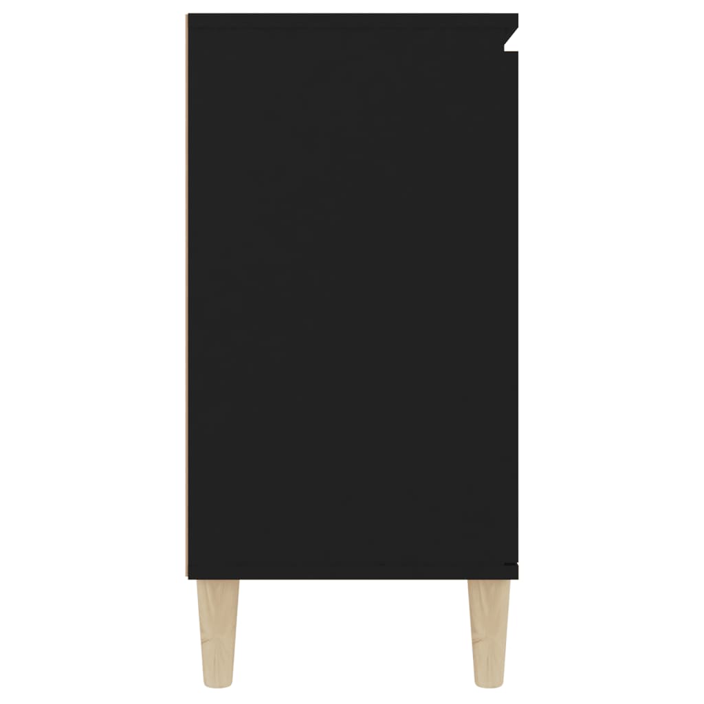 vidaXL Sideboard Black 40.7"x13.8"x27.6" Engineered Wood