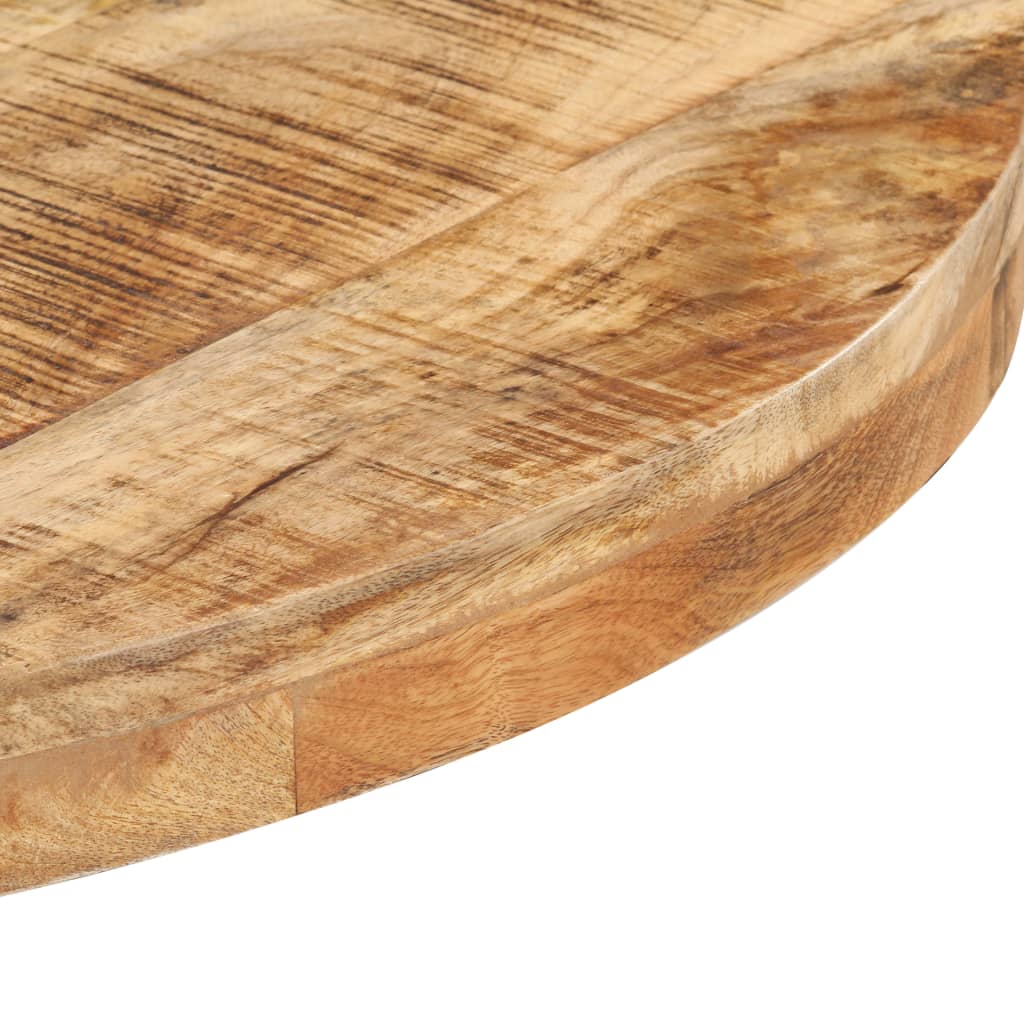 vidaXL Bistro Table Round Ø19.7"x29.5" Rough Mango Wood