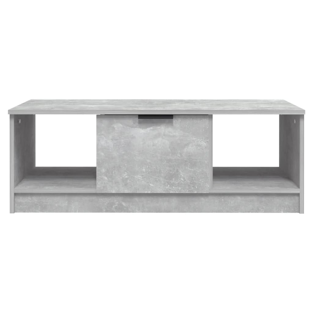 vidaXL Coffee Table Concrete Gray 40.2"x19.7"x14.2" Engineered Wood