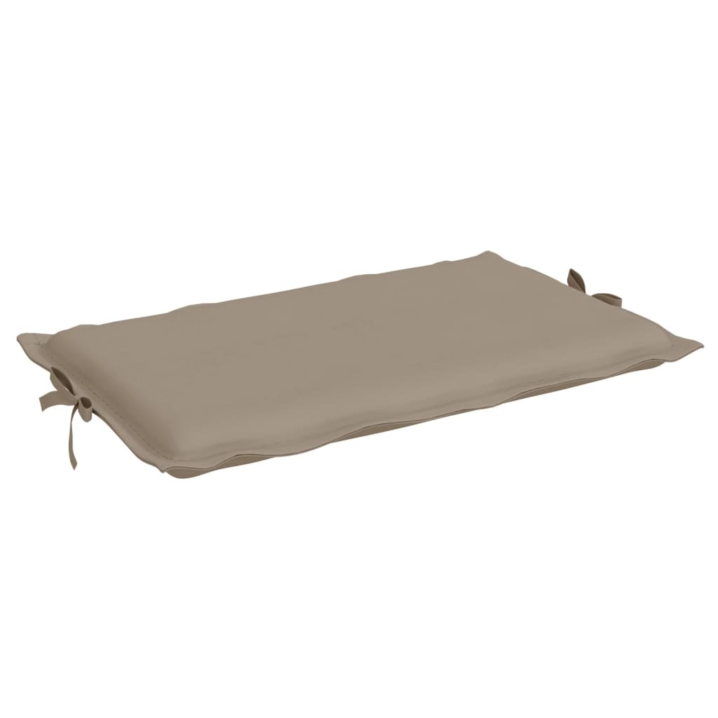 vidaXL Sun Lounger Cushion Taupe 73.2"x22.8"x1.2" Oxford Fabric