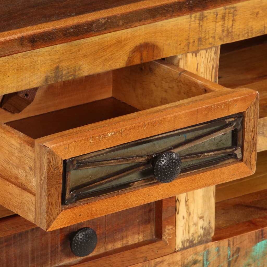 vidaXL TV Cabinet 31.5"x11.8"x15.7" Solid Reclaimed Wood