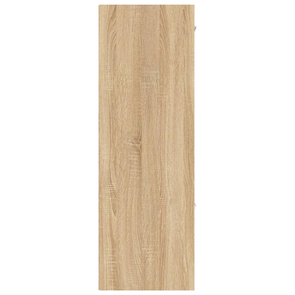 vidaXL Storage Cabinet Sonoma Oak 23.6"x11.6"x35.4" Engineered Wood