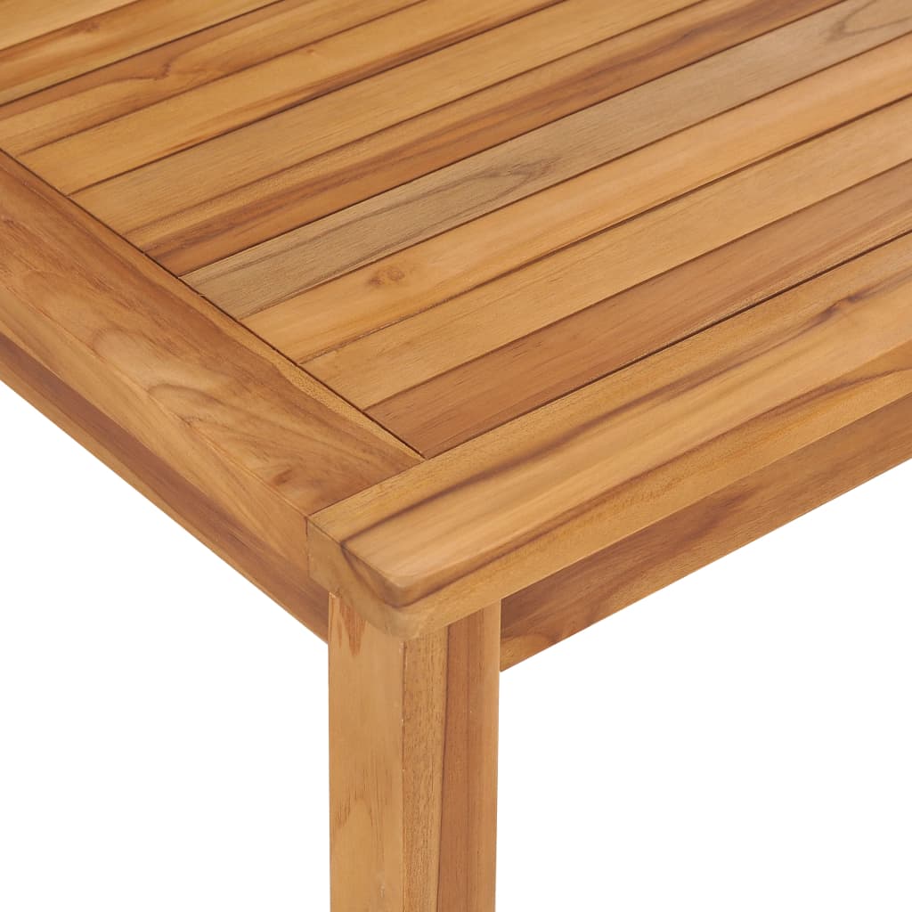 vidaXL Patio Dining Table 47.2"x27.5"x30.3" Solid Teak Wood