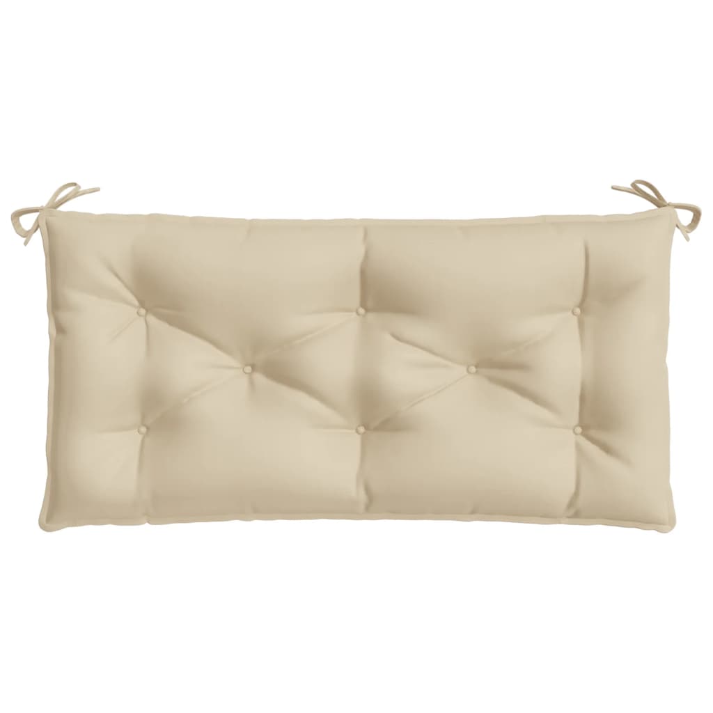 vidaXL Garden Bench Cushions 2pcs Beige 39.4"x19.7"x2.8" Oxford Fabric