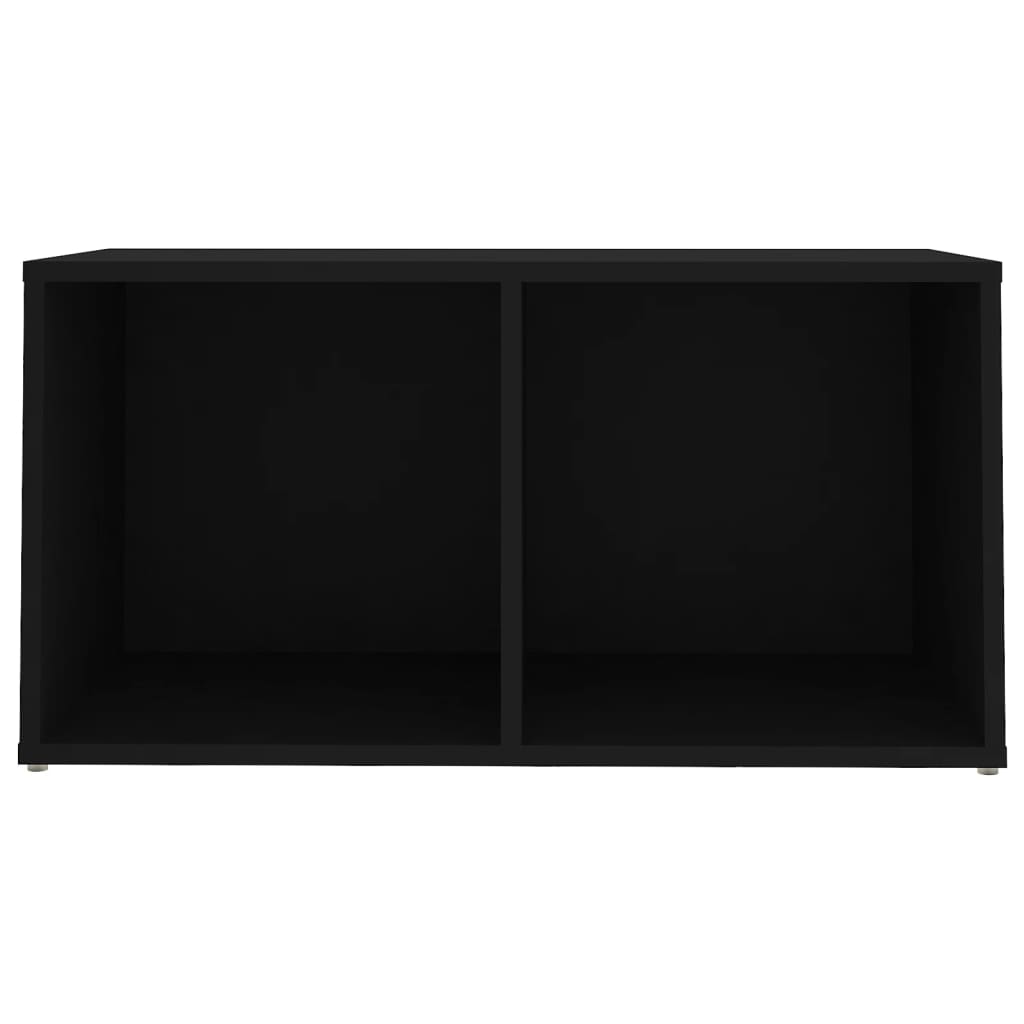 vidaXL TV Stand Black 28.3"x13.8"x14.4" Engineered Wood