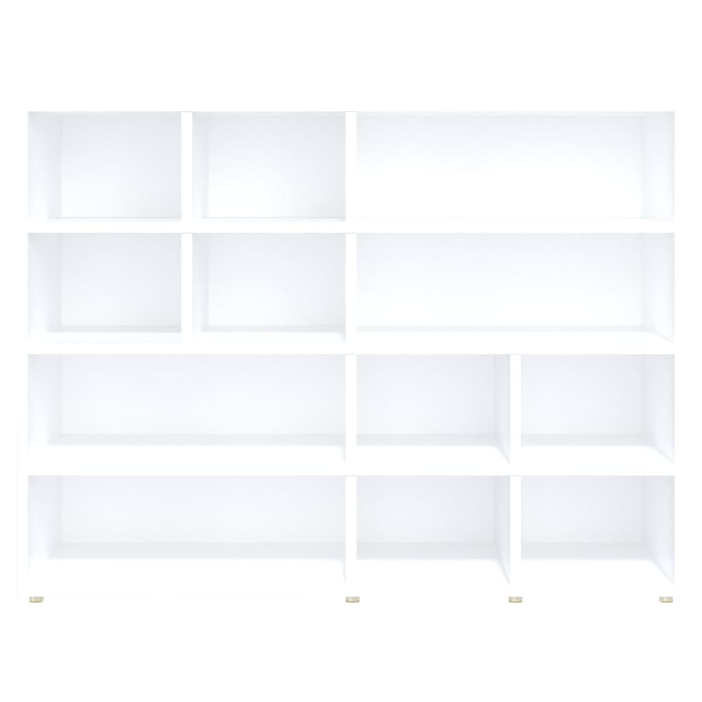 vidaXL Side Cabinet White 38.2"x12.6"x28.3" Chipboard