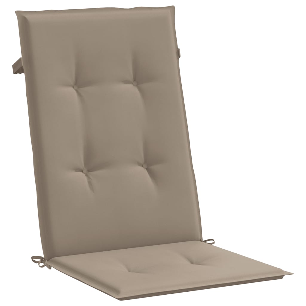 vidaXL Garden Chair Cushions 6 pcs Taupe 47.2"x19.7"x1.2"