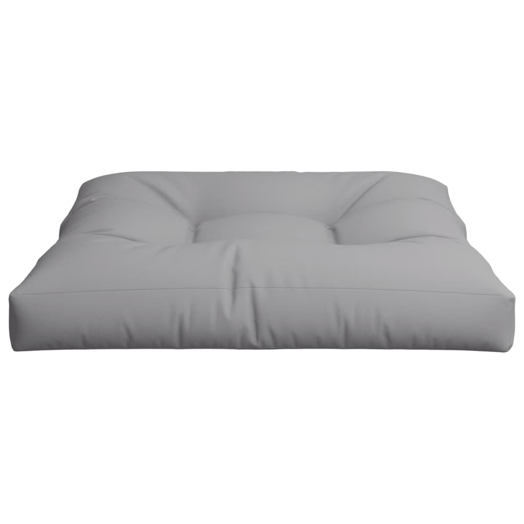 vidaXL Pallet Sofa Cushion Gray 27.6"x27.6"x3.9"