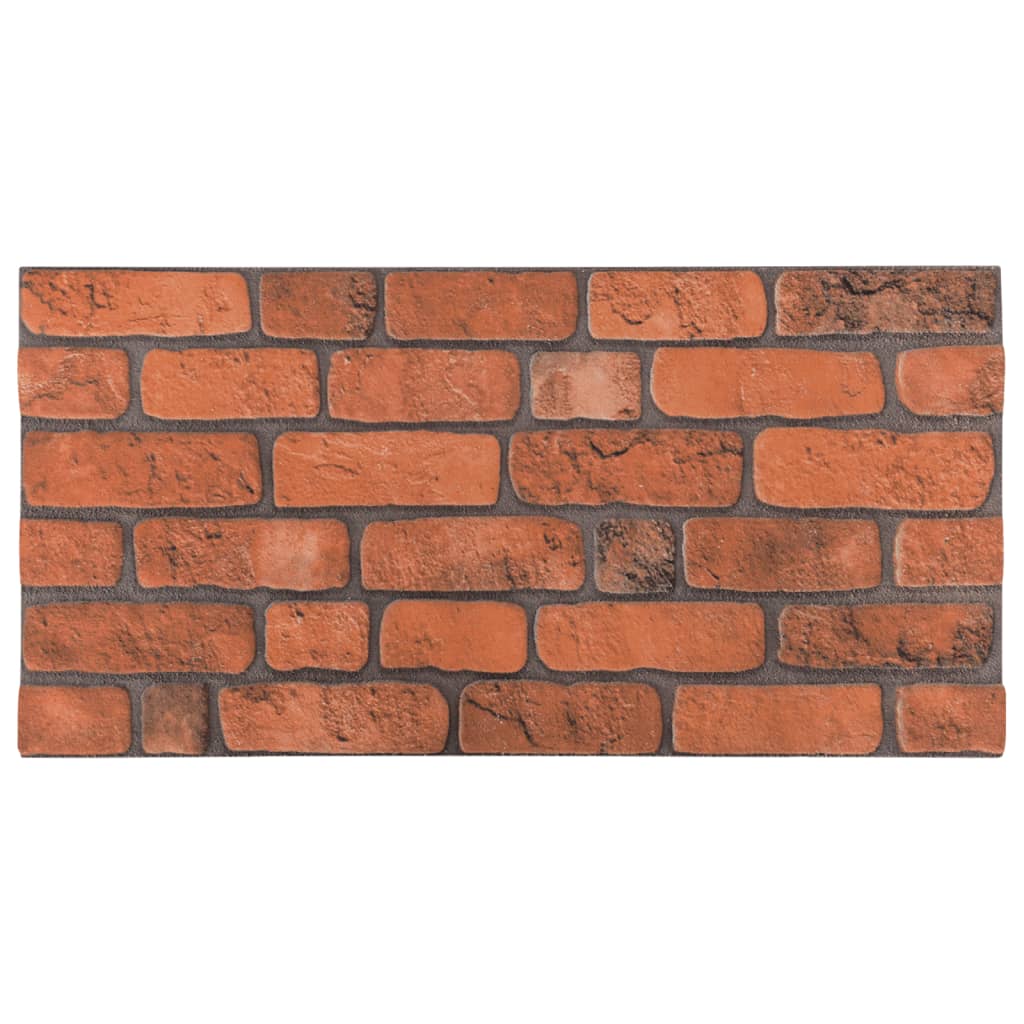 vidaXL 3D Wall Panels with Terracotta Brick Design 10 pcs EPS