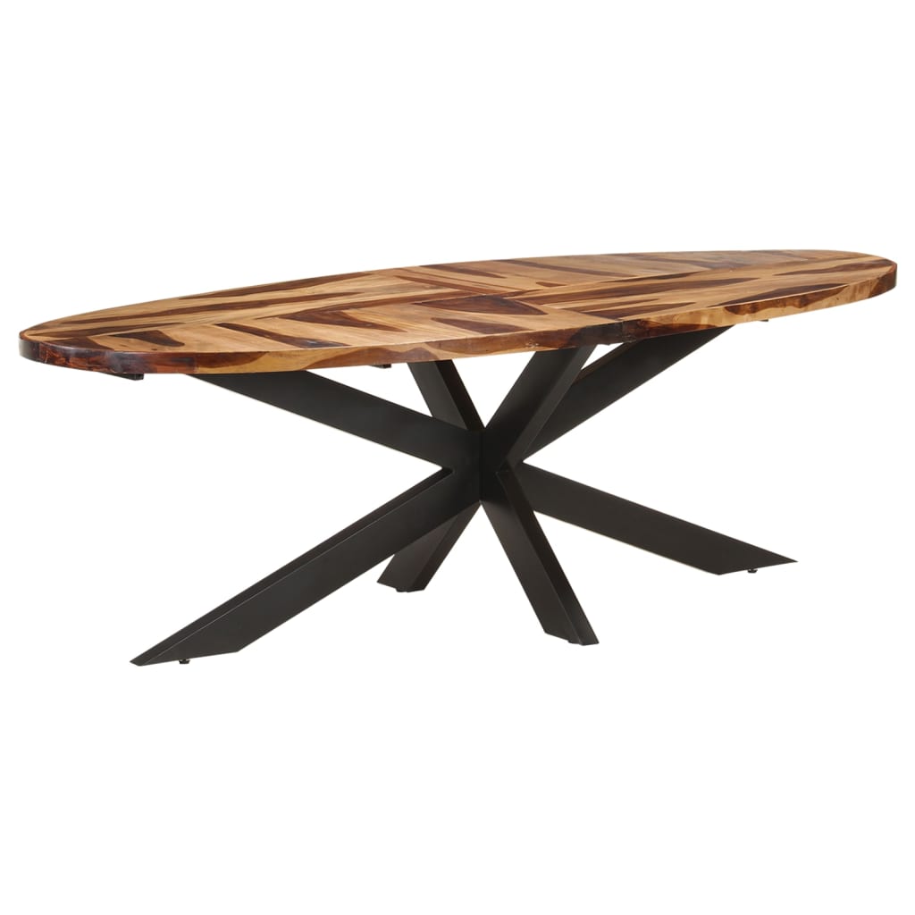 vidaXL Dining Table 94.5"x39.4"x29.5" Acacia Wood with Honey Finish