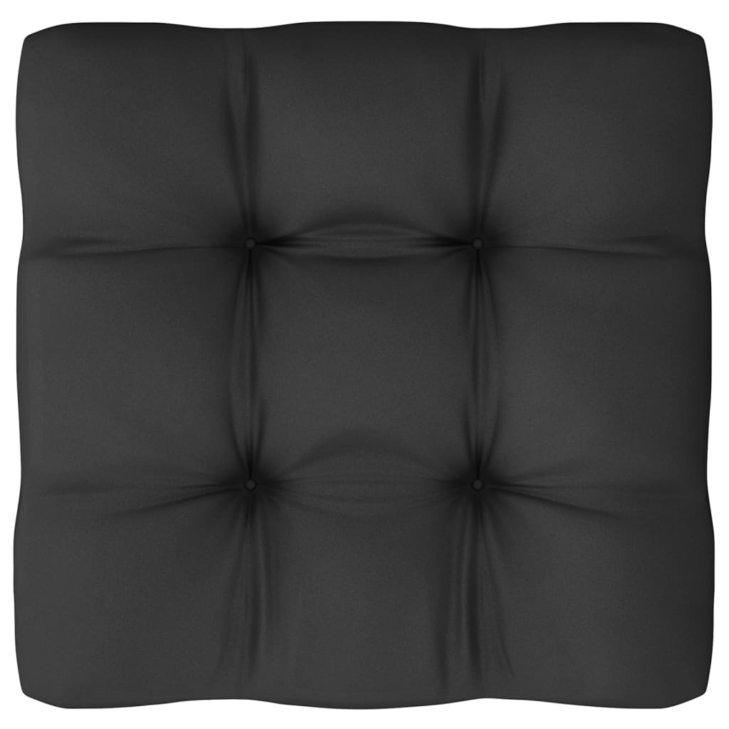 vidaXL 3-Seater Patio Sofa with Cushions Solid Pinewood