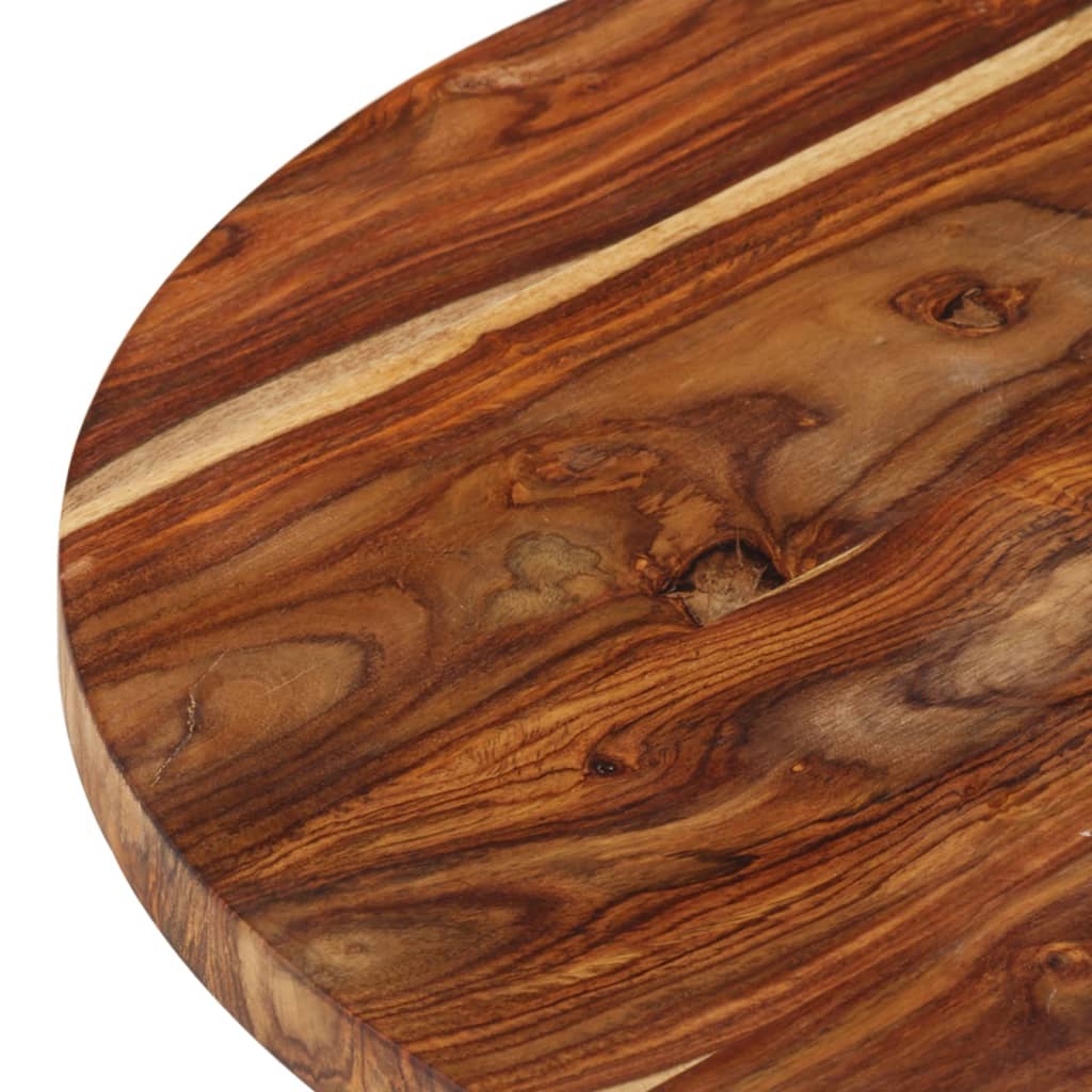 vidaXL Table Top Ø31.5"x(0.98"-1.06") Solid Sheesham Wood Round