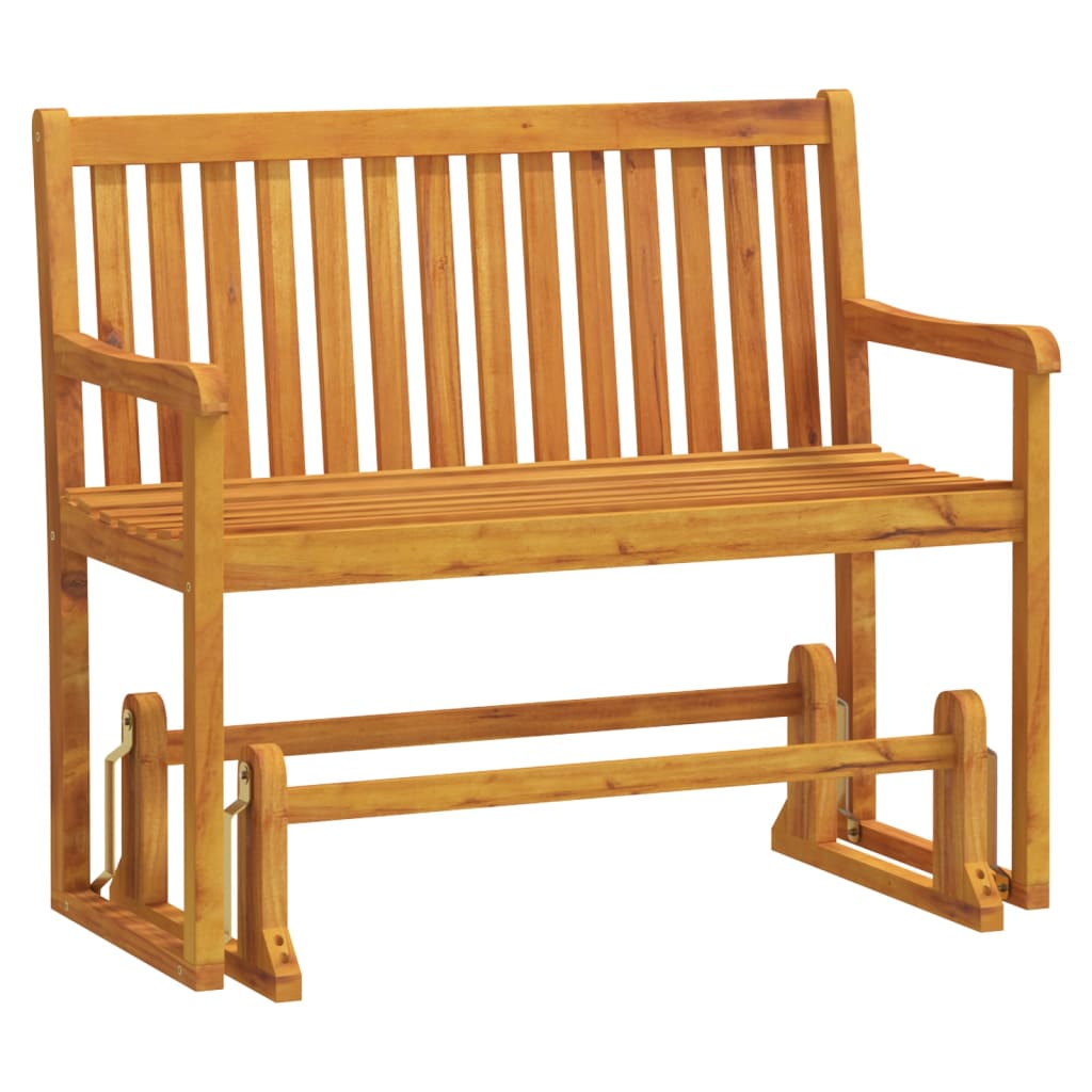 vidaXL Patio Swing Bench 43.3" Solid Acacia Wood