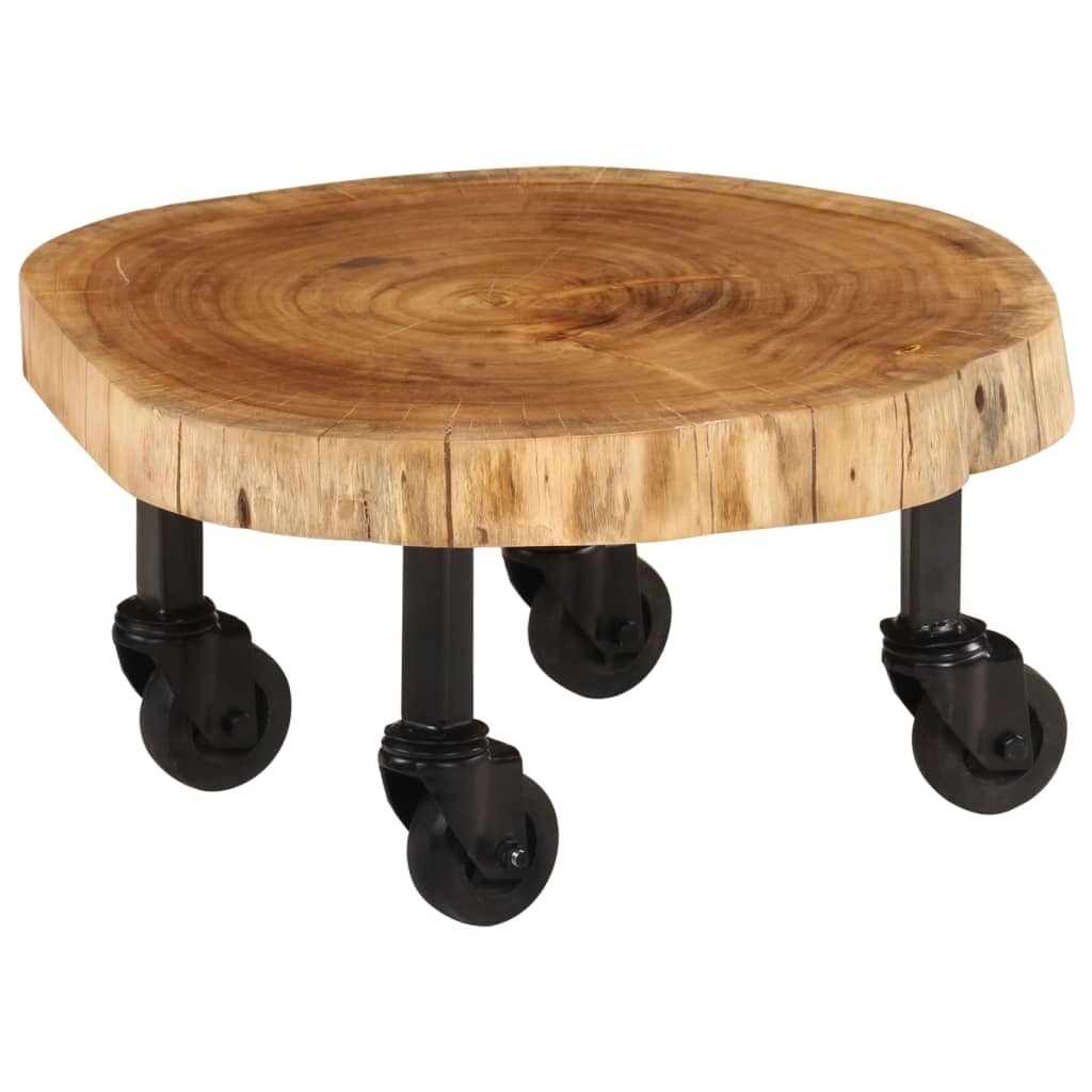 vidaXL Coffee Table Solid Wood Acacia 23.6"x21.7"x9.8"